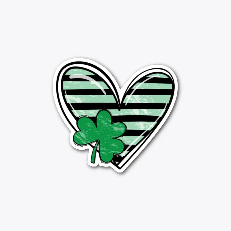 St Patrick's Day heart t shirts