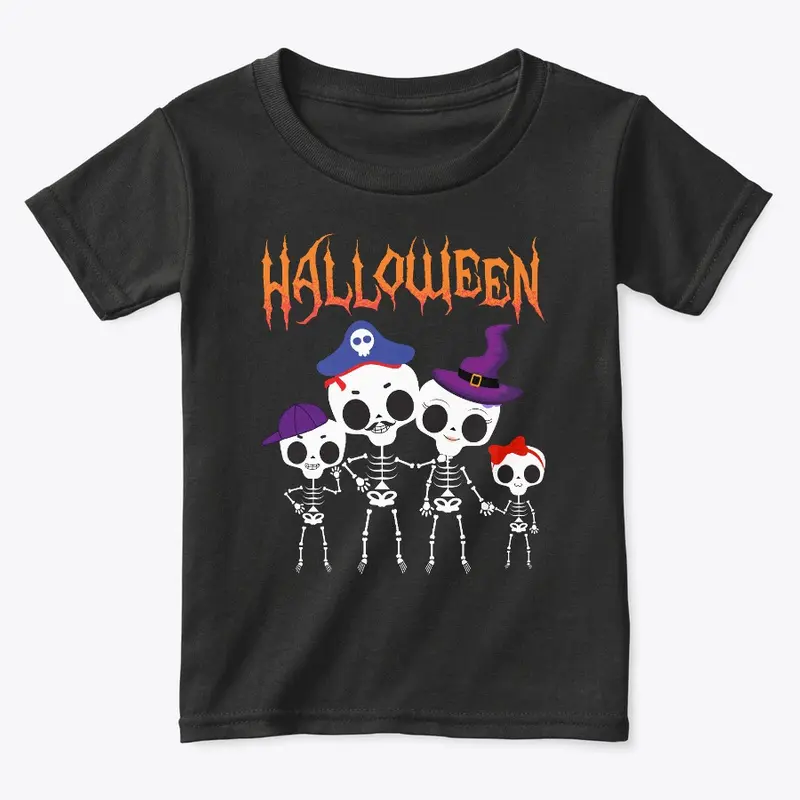 Halloween Skeleton Family