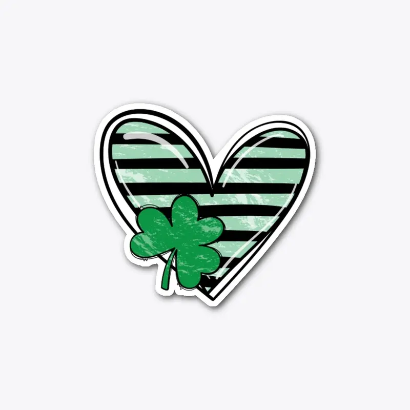 St Patrick's Day heart t shirts