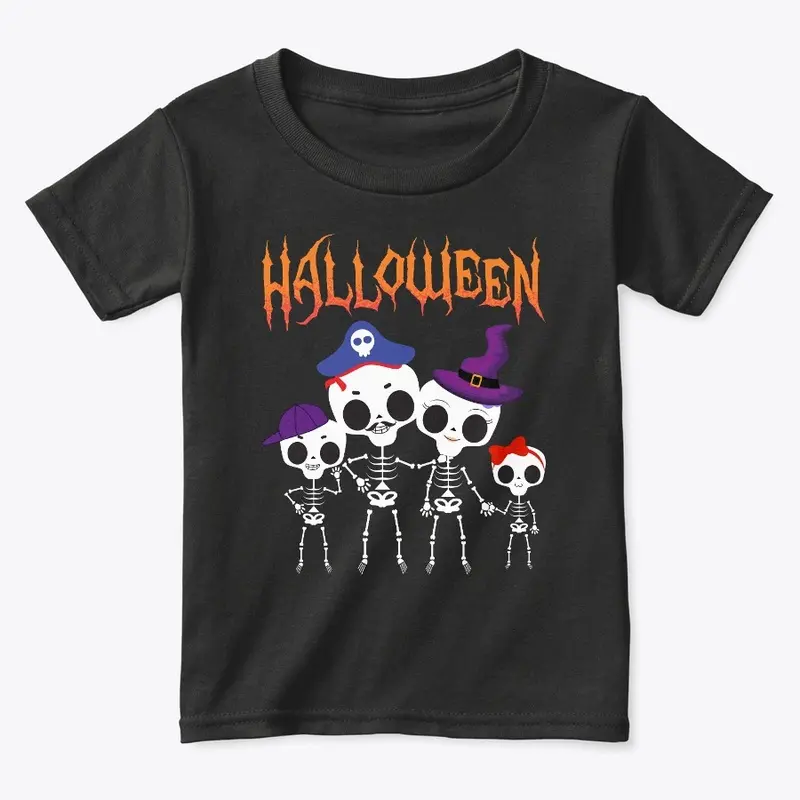 Halloween Skeleton Family